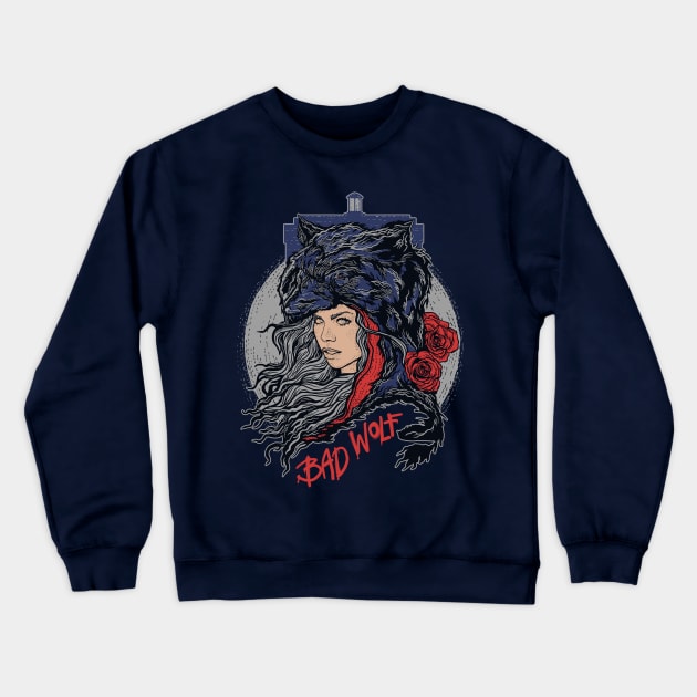 Bad Wolf Crewneck Sweatshirt by zerobriant